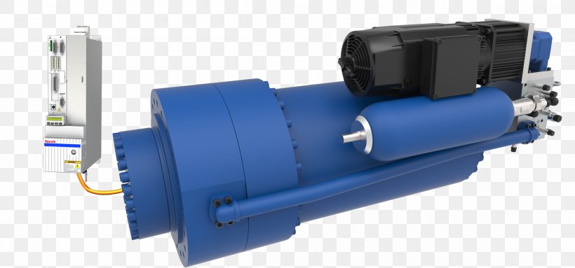 Electro-hydraulic Actuator Hydraulic Cylinder Hydraulics Electricity, PNG, 2400x1123px, Actuator, Bosch Rexroth, Cylinder, Electricity, Electrohydraulic Actuator Download Free