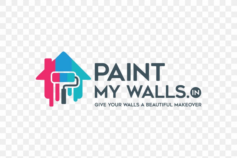 Logo PaintMyWalls Painting House Painter And Decorator, PNG, 1800x1200px, Logo, Bangalore, Brand, Brush, House Painter And Decorator Download Free