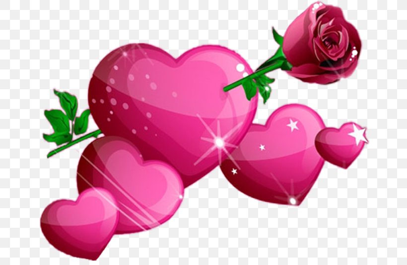 Heart Pink Flowers Clip Art, PNG, 670x535px, Heart, Blog, Flower, Garden Roses, Love Download Free