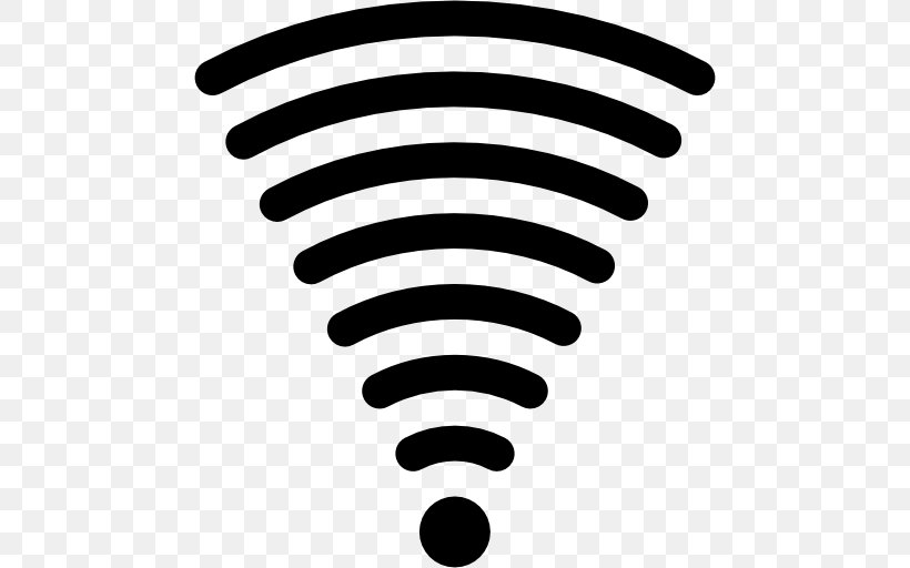 Wi-Fi Wireless Signal, PNG, 512x512px, Wifi, Black And White, Hotspot, Internet, Router Download Free