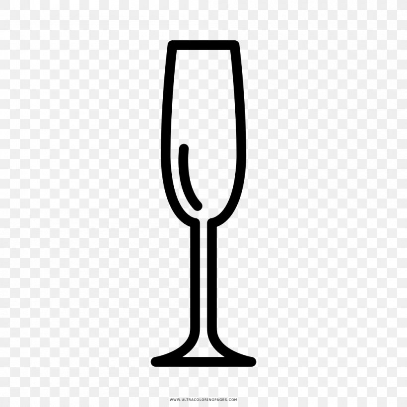 Wine Glass Champagne Glass Drawing, PNG, 1000x1000px, Wine Glass, Champagne, Champagne Glass, Champagne Stemware, Coloring Book Download Free
