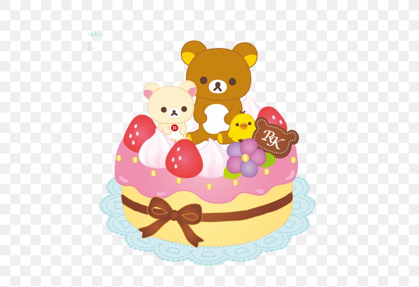Birthday Cake Rilakkuma Cupcake Bakery, PNG, 475x562px, Watercolor, Cartoon, Flower, Frame, Heart Download Free