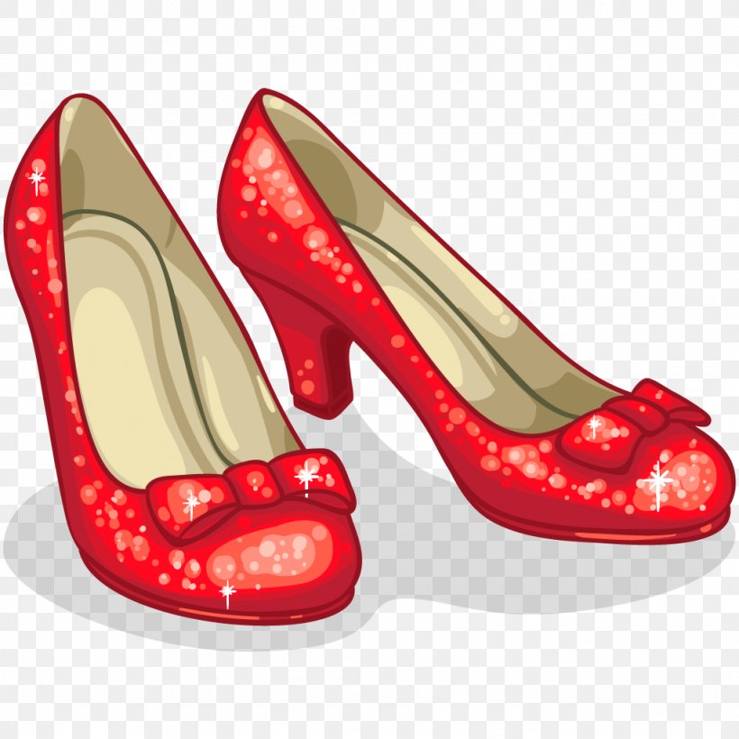 Dorothy Gale Ruby Slippers The Wizard Clip Art, PNG, 1024x1024px, Dorothy Gale, Footwear, High Heeled Footwear, Highheeled Shoe, Outdoor Shoe Download Free
