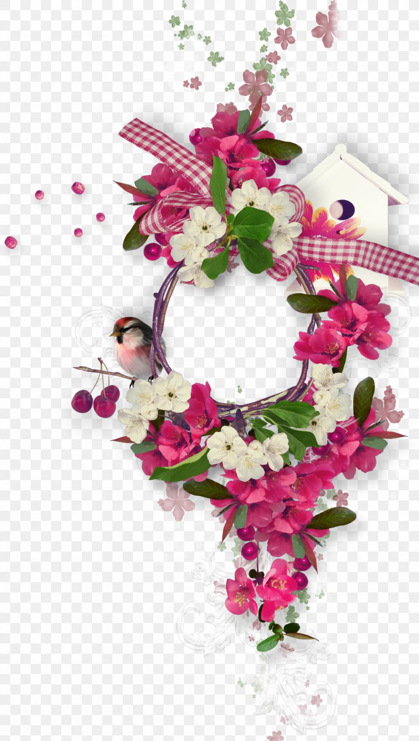 Flower Floral Design Desktop Wallpaper Picture Frames Clip Art, PNG, 1767x3128px, Flower, Artificial Flower, Blossom, Cut Flowers, Decor Download Free