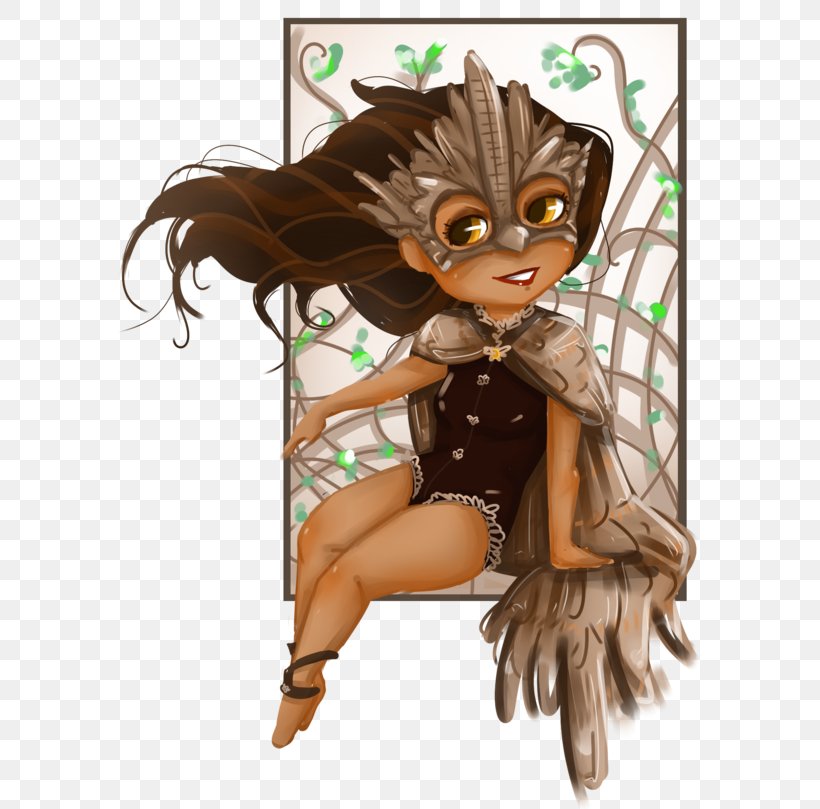 Illustration Brown Hair Fairy Cartoon, PNG, 600x809px, Brown Hair, Art, Brown, Cartoon, Fairy Download Free