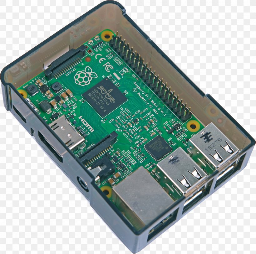 Microcontroller Raspberry Pi Computer Hardware TV Tuner Cards & Adapters Single-board Computer, PNG, 2000x1979px, Microcontroller, Broadcom Corporation, Circuit Component, Computer, Computer Component Download Free