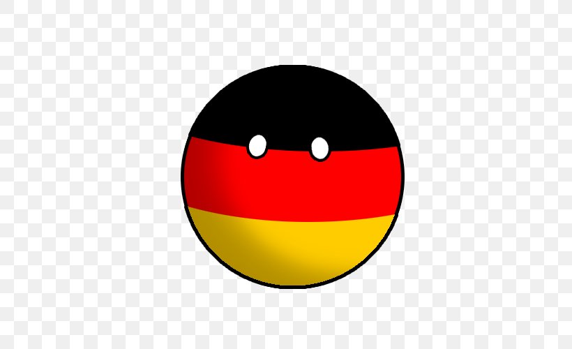 Flag Of Germany Polandball DeviantArt, PNG, 500x500px, Germany, Art, Deviantart, Emoticon, Flag Of Germany Download Free