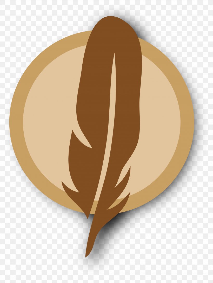 Logo, PNG, 3456x4600px, Logo, Brown, Designer, Drawing, Feather Download Free