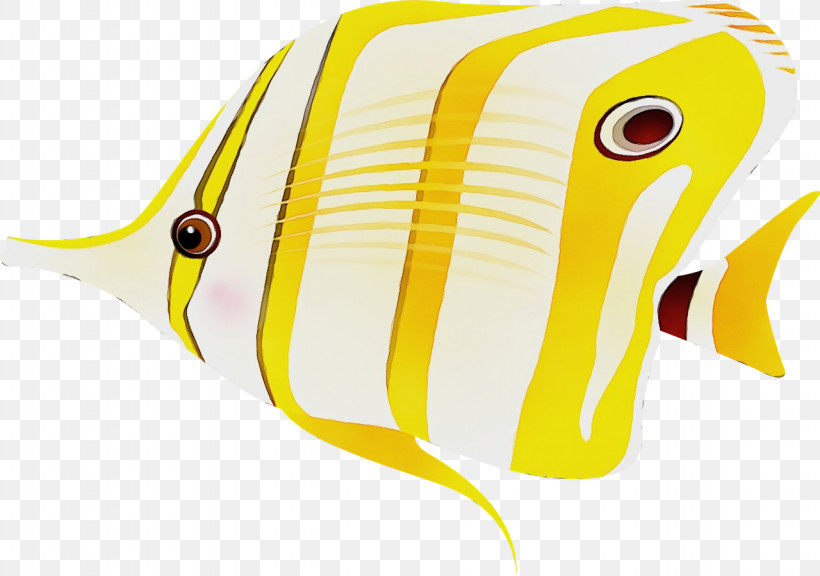 New Year Card, PNG, 1280x900px, Watercolor, Chaetodon Auripes, New Year Card, Paint, Threadfin Butterflyfish Download Free