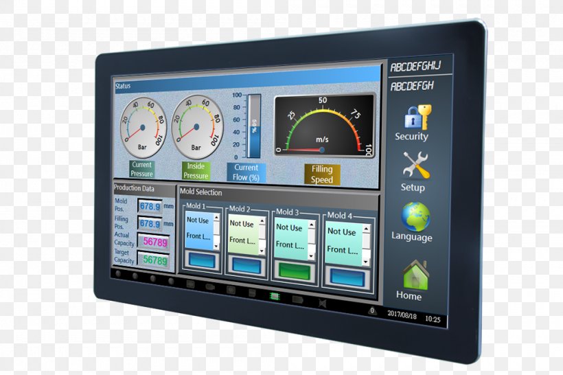 Computer Monitors Panel PC Computer Software Touchscreen Industrial PC, PNG, 1000x667px, Computer Monitors, Allinone, Capacitive Sensing, Communication, Computer Download Free