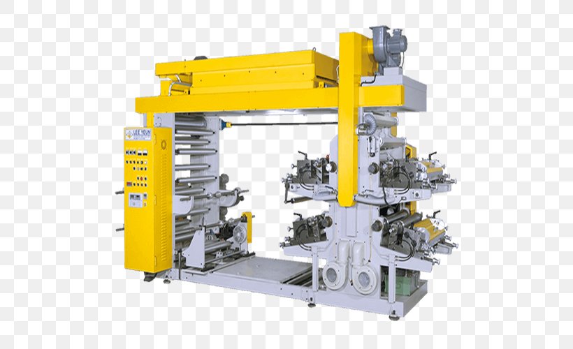 Machine Flexography Printing Press Hot Stamping, PNG, 500x500px, Machine, Businesstobusiness Service, Film, Flexography, Foil Download Free