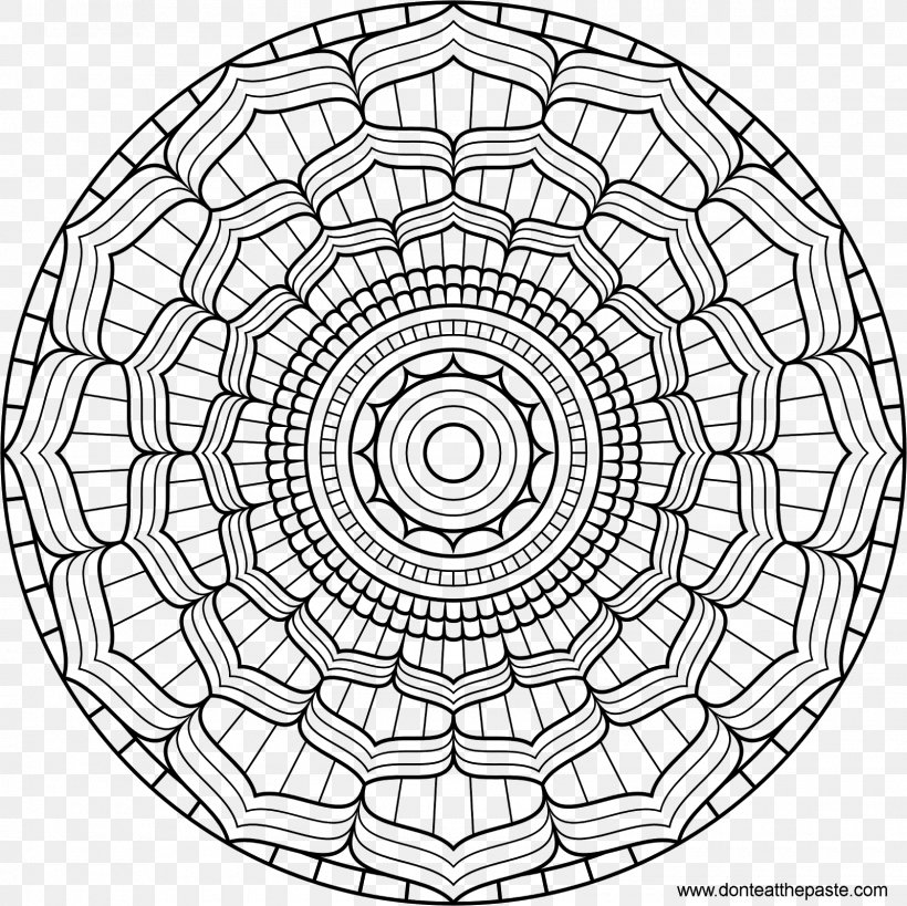 Four-dimensional Space Rotations In 4-dimensional Euclidean Space Mandala, PNG, 1600x1600px, Fourdimensional Space, Area, Black And White, Child, Color Download Free