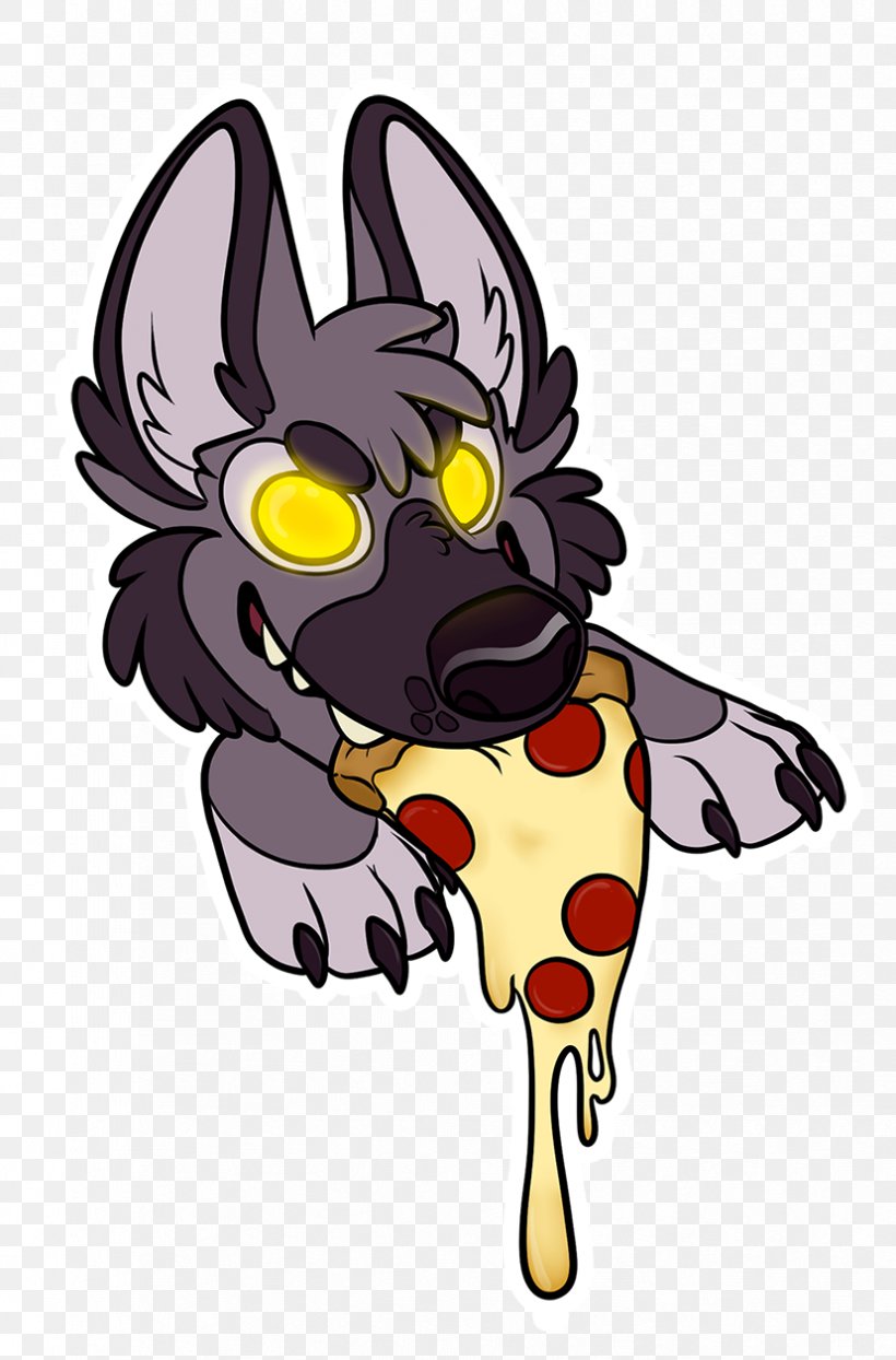 Pizza Whiskers Werewolf Dog, PNG, 828x1257px, Pizza, Art, Canidae, Carnivoran, Cartoon Download Free