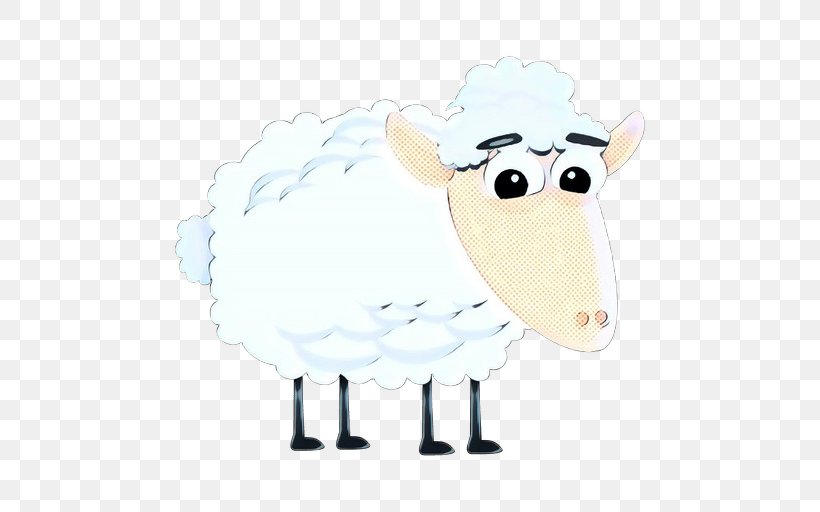 Sheep Cattle Goat Illustration Cartoon, PNG, 512x512px, Sheep, Animal Figure, Cartoon, Cattle, Character Download Free