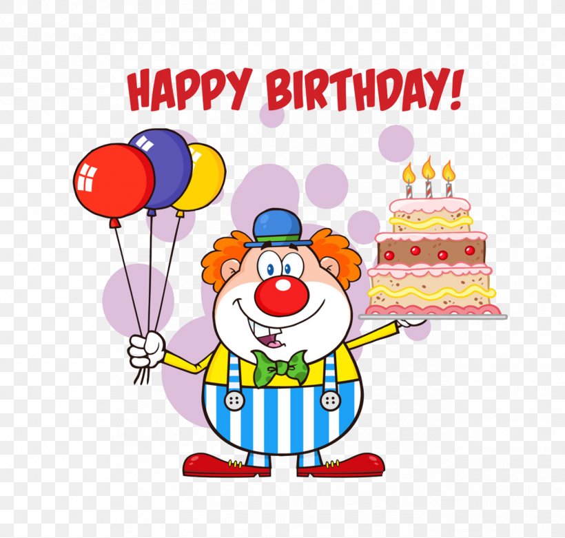 Birthday Cake Clown Royalty-free Clip Art, PNG, 1294x1234px, Birthday Cake, Area, Art, Balloon, Birthday Download Free