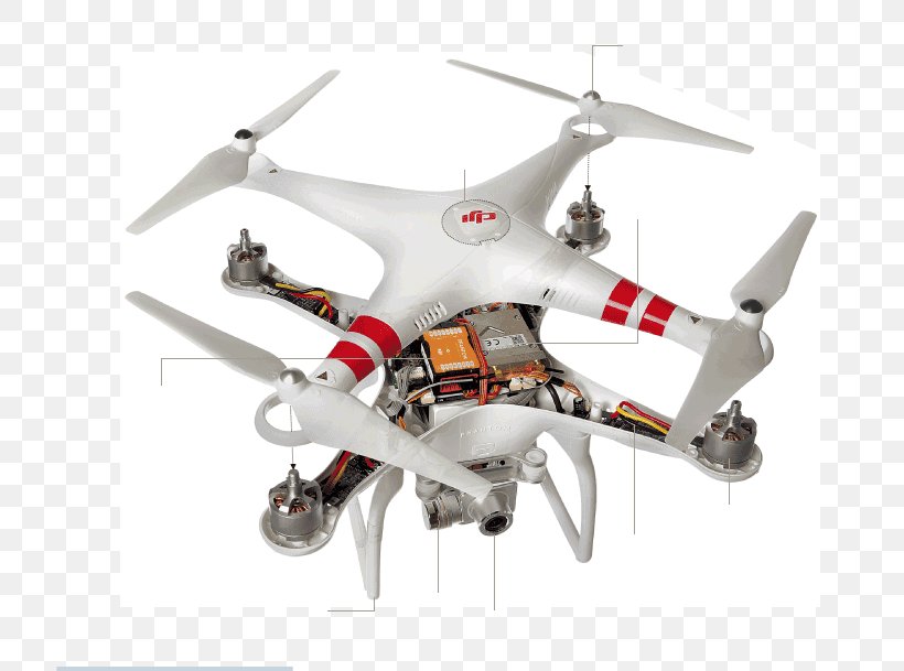 Helicopter Unmanned Aerial Vehicle Phantom DJI Quadcopter, PNG, 718x609px, Helicopter, Aerial Photography, Aircraft, Airplane, Business Download Free