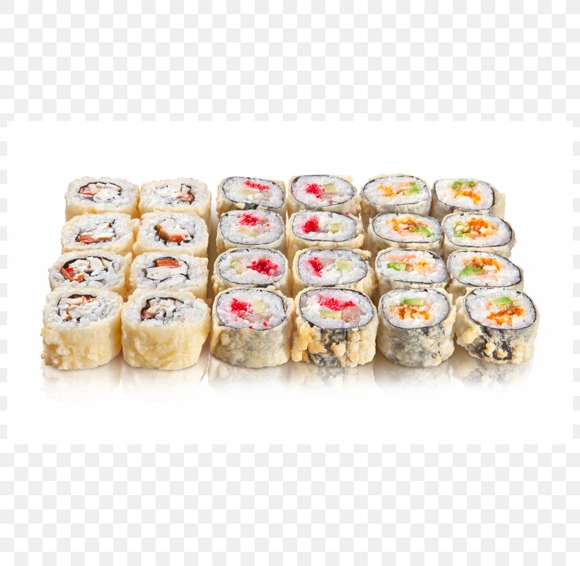 Makizushi Tempura Sushi California Roll Tamagoyaki, PNG, 800x800px, Makizushi, Atlantic Salmon, California Roll, Cuisine, Food Download Free