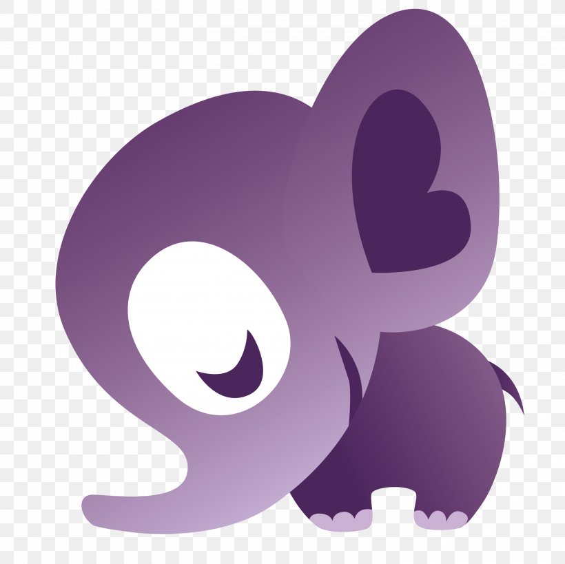 Purple Wallpaper, PNG, 2917x2917px, Purple, Designer, Ear, Elephant, Elephants And Mammoths Download Free