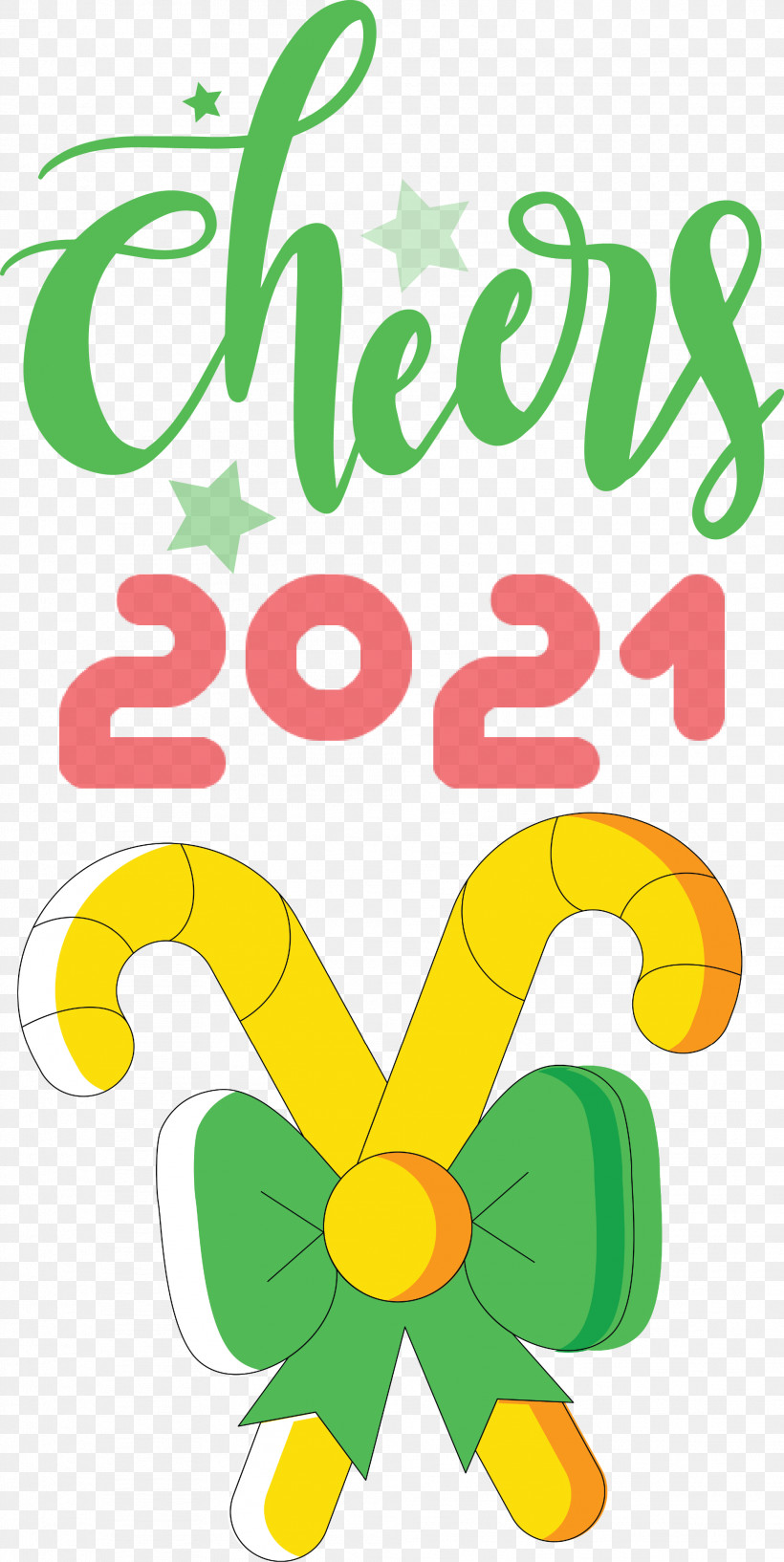 Cheers 2021 New Year Cheers.2021 New Year, PNG, 1983x3952px, Cheers 2021 New Year, Flora, Floral Design, Leaf, Line Download Free
