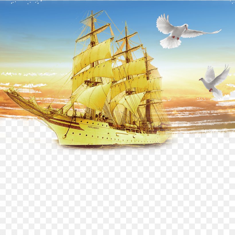 Sailing Ship Wallpaper, PNG, 827x827px, Ship, Animation, Baltimore Clipper, Barco, Barque Download Free