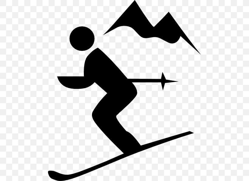 Alpine Skiing Downhill Freeskiing Clip Art, PNG, 504x597px, Skiing, Alpine Skiing, Area, Artwork, Black Download Free