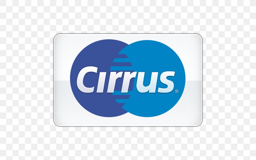 Cirrus Logo ATM Card Maestro Interbank Network, PNG, 512x512px, Cirrus, Area, Atm Card, Automated Teller Machine, Bank Download Free