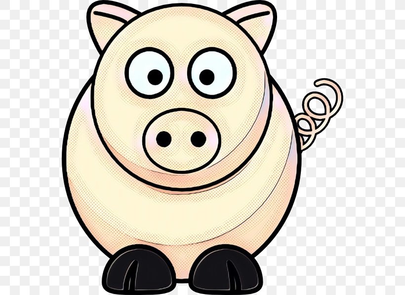 Clip Art Domestic Pig Drawing Free Content, PNG, 570x599px, Pig, Animal Figure, Cartoon, Crayon, Domestic Pig Download Free