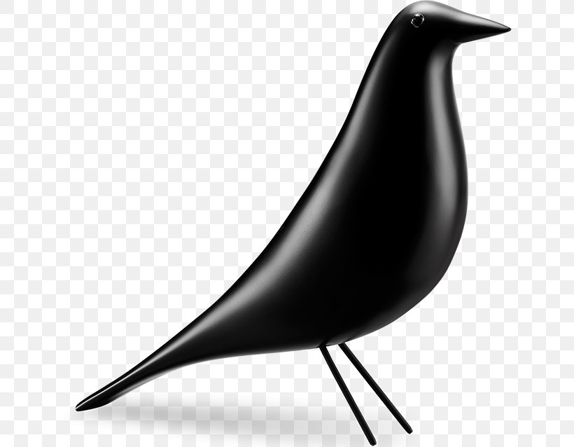 Eames House Charles And Ray Eames Eames Lounge Chair Wood Interior Design Services, PNG, 642x638px, Eames House, Beak, Bird, Black And White, Chair Download Free