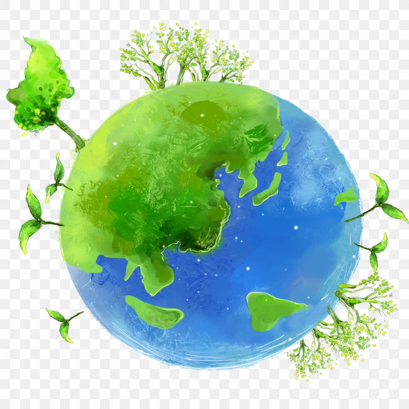 Earth Cartoon Illustration, PNG, 1417x1417px, Earth, Art, Cartoon, Environmental Protection, Globe Download Free