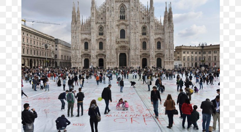 Milan Cathedral Barry's Bootcamp Piazza Del Duomo International Women's Day 8 March, PNG, 810x450px, 8 March, Milan Cathedral, Building, City, Costume Download Free