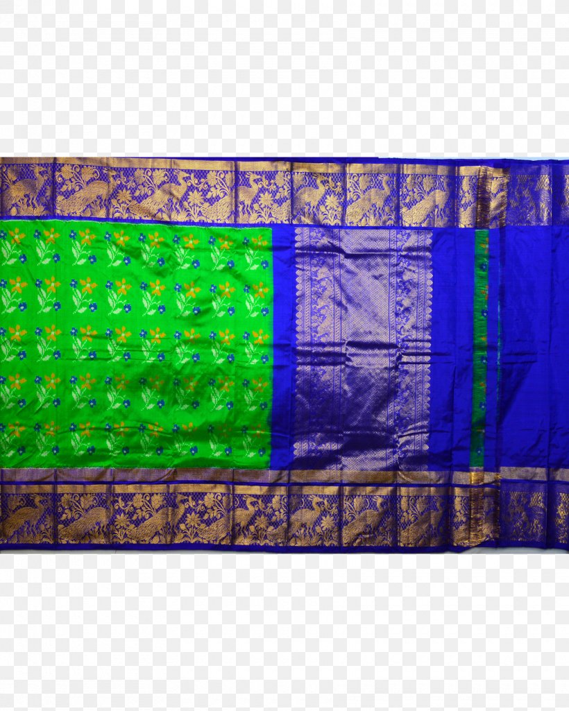 Pochampally Saree Kanchipuram Bhoodan Pochampally Ikat Sari, PNG, 1720x2150px, Pochampally Saree, Aqua, Bhoodan Pochampally, Blue, Cobalt Blue Download Free