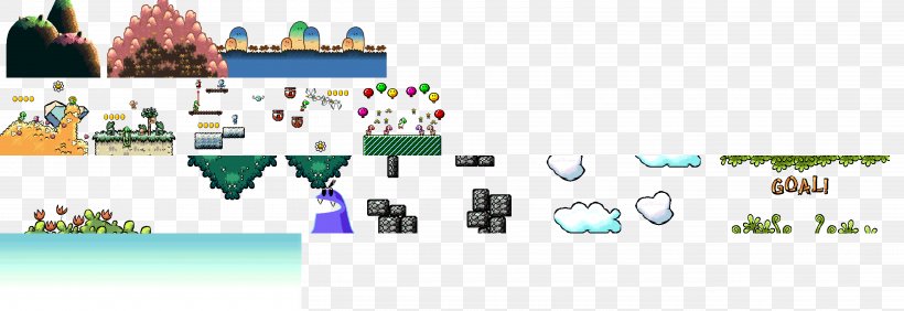 Super Mario World 2: Yoshi's Island Super Nintendo Entertainment System Sprite Parallax Cascading Style Sheets, PNG, 5200x1792px, Super Mario World 2 Yoshi S Island, Art, Brand, Cascading Style Sheets, Codepen Download Free