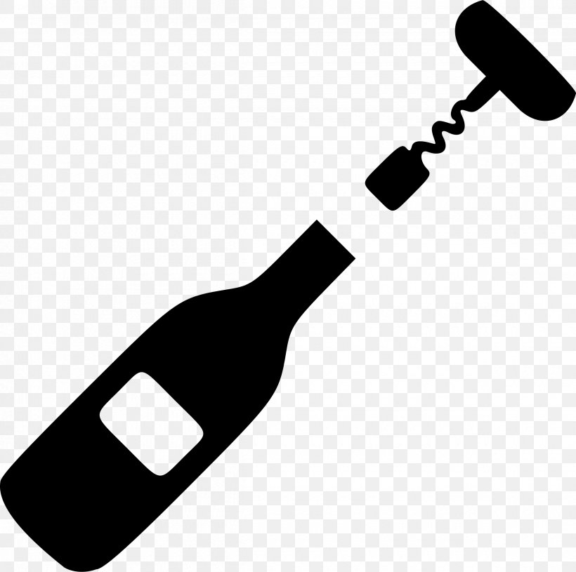 Wine Bottle, PNG, 2400x2388px, Wine, Black And White, Bottle, Bottle Openers, Corkscrew Download Free