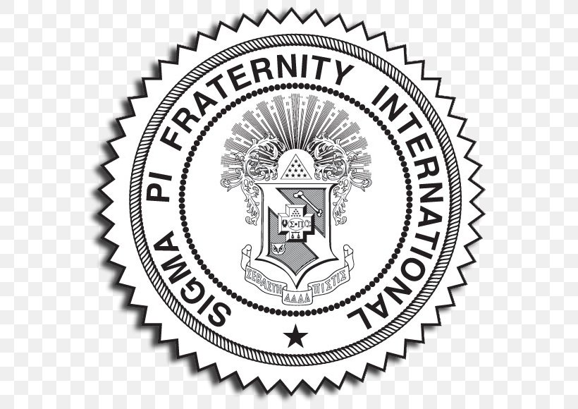 Delta Sigma Pi Fraternities And Sororities Fraternity, PNG, 580x580px, Sigma Pi, Area, Badge, Black And White, Brand Download Free