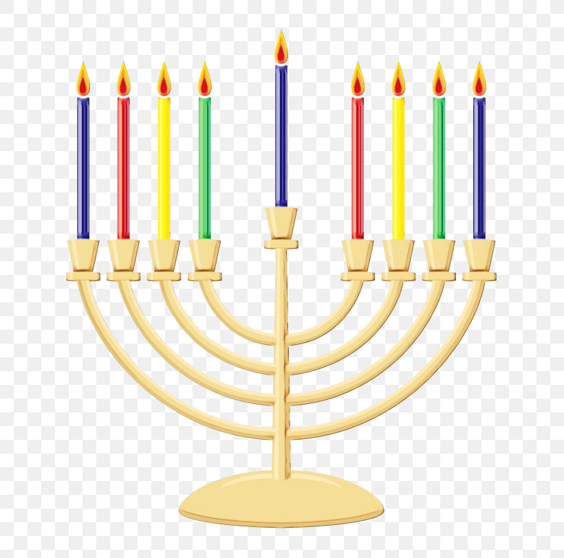 Hanukkah, PNG, 805x812px, Watercolor, Candle, Dreidel, Hanukkah, Holiday Download Free