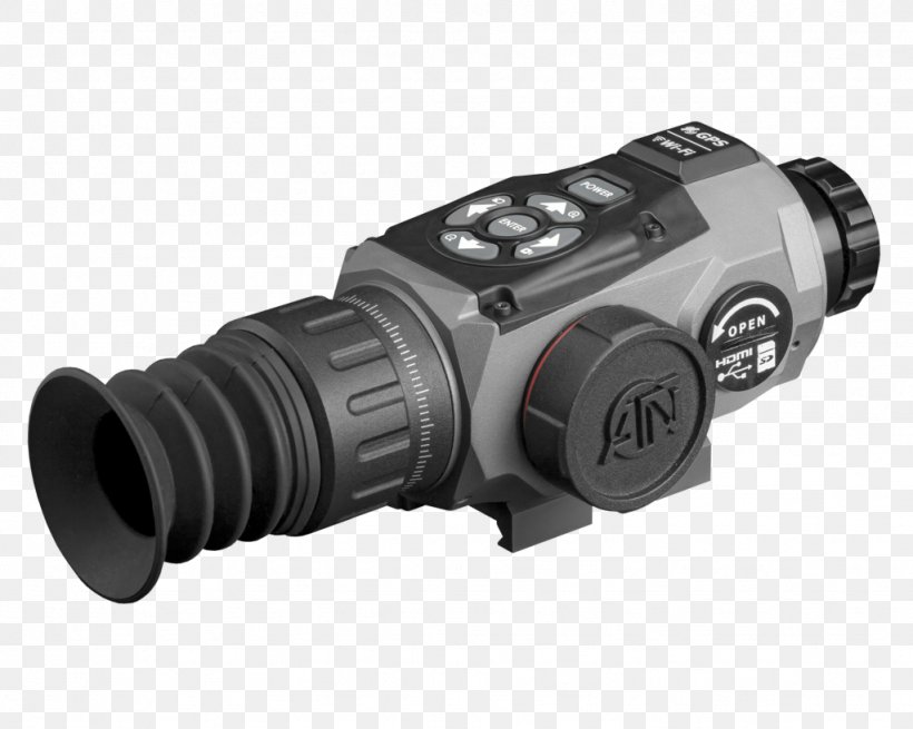 Thermal Weapon Sight Telescopic Sight American Technologies Network Corporation Magnification Optics, PNG, 1024x819px, Thermal Weapon Sight, Celownik, Display Resolution, Flashlight, Hardware Download Free