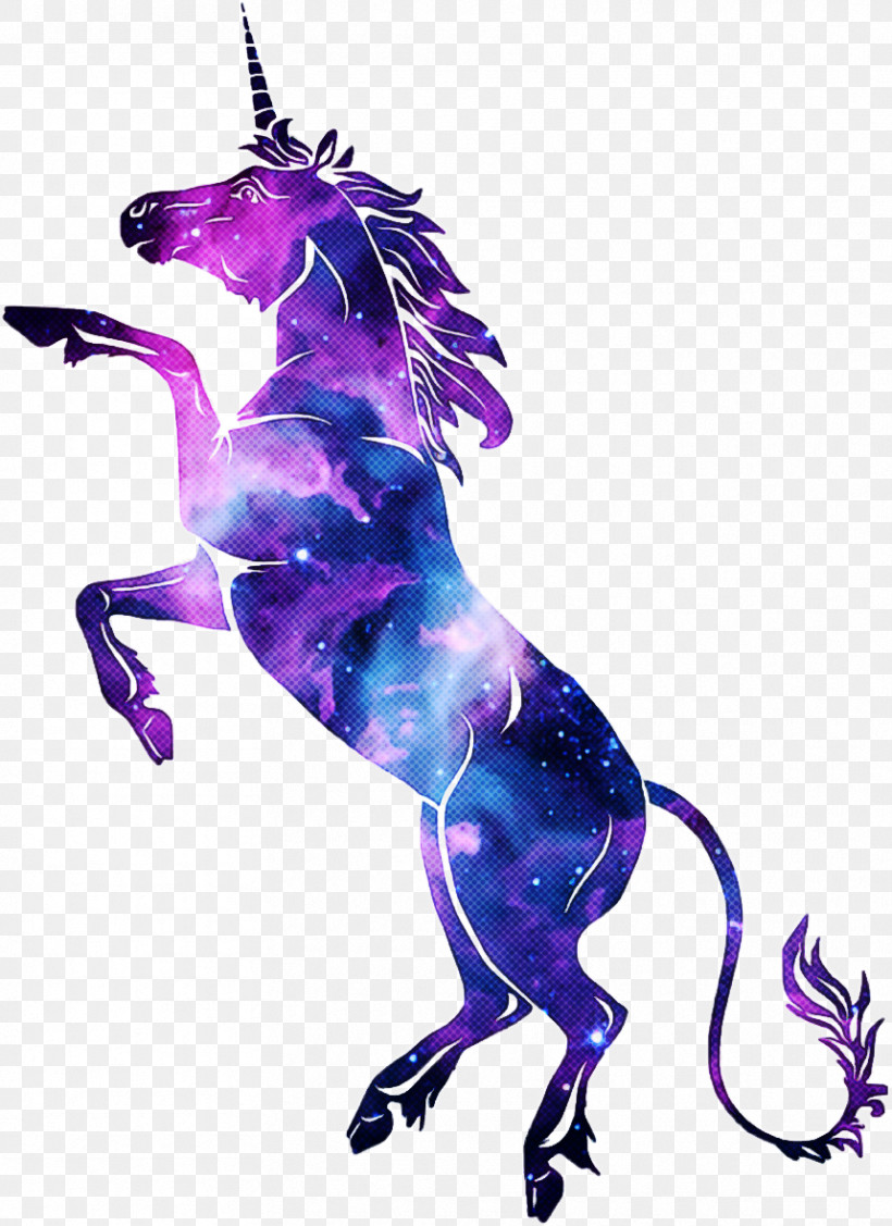 Unicorn, PNG, 859x1181px, Unicorn, Animal Figure, Purple, Stallion Download Free