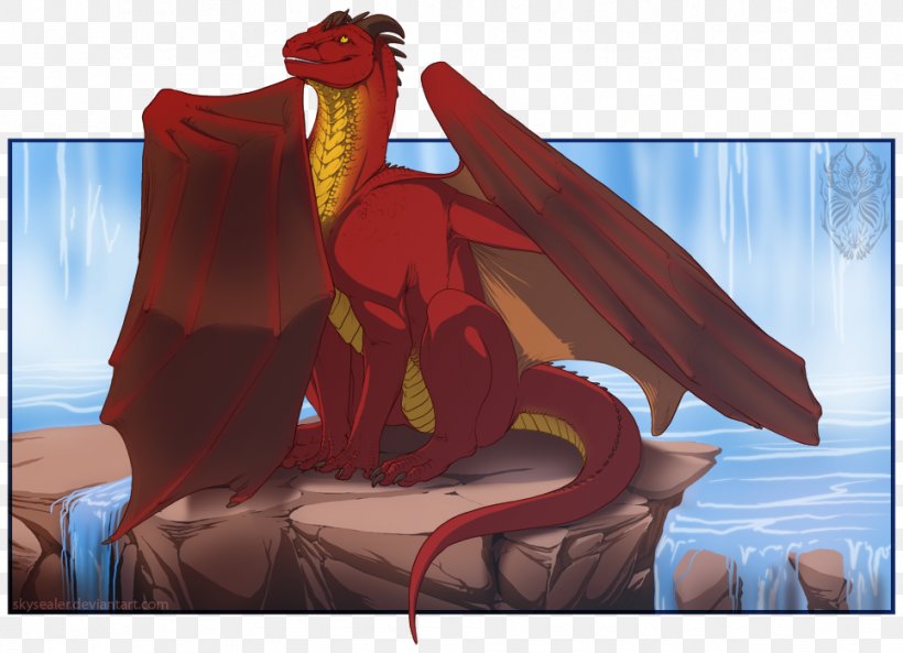 Animated Cartoon Illustration, PNG, 966x699px, Cartoon, Animated Cartoon, Dragon, Fictional Character, Mythical Creature Download Free