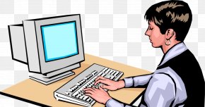 Computer Operator Data Entry Clerk Clip Art, PNG, 750x648px, Computer ...