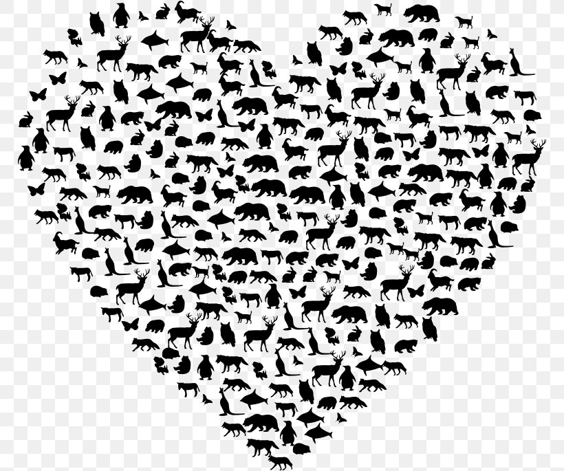 Phalène Animal Papillon Dog Heart Clip Art, PNG, 769x685px, Watercolor, Cartoon, Flower, Frame, Heart Download Free