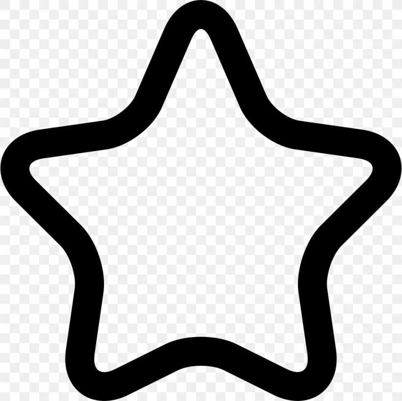 Star, PNG, 982x980px, Star, Area, Black, Black And White, Point Download Free