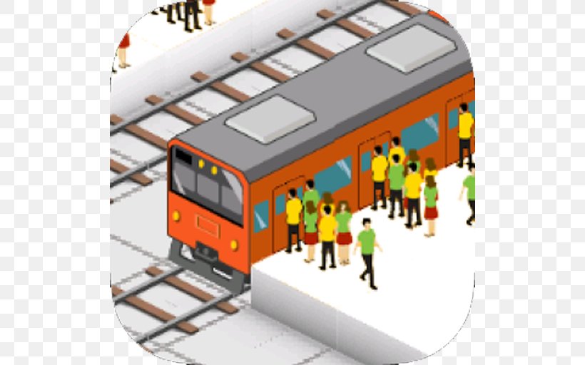 STATION-Train Crowd Simulation Tamping Game Rail Transport Dragon Flight Simulator 3D, PNG, 512x512px, Train, Android, Flight Simulator, Game, Indie Game Download Free