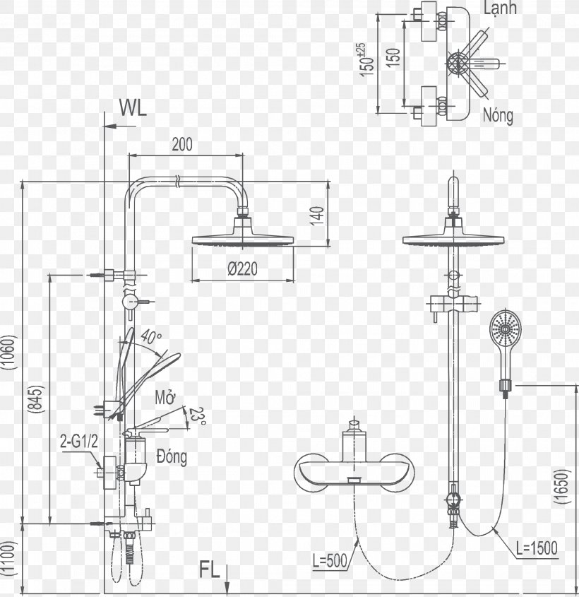 INAX Vòi Hoa Sen Product Toilet Sacred Lotus, PNG, 2086x2152px, Inax, Area, Bathing, Black And White, Diagram Download Free