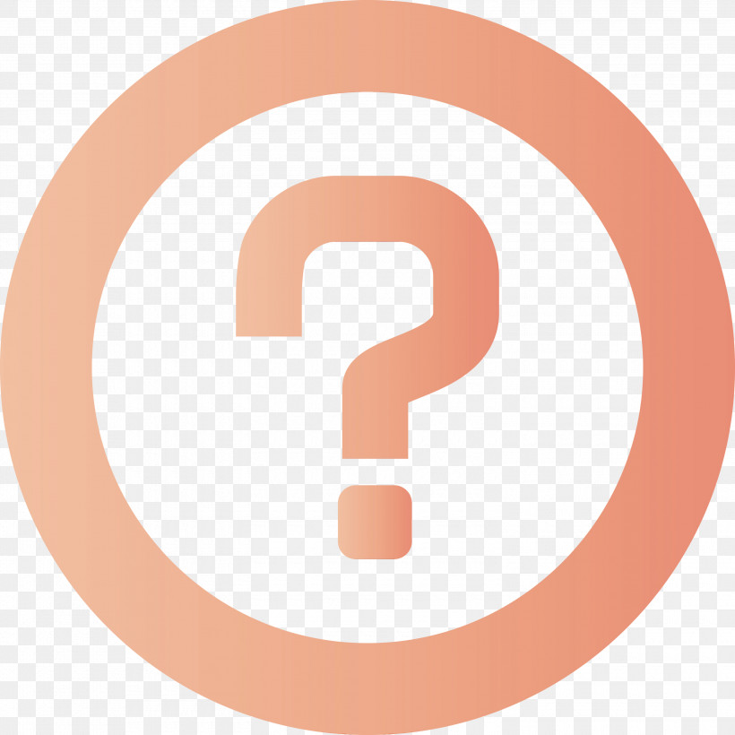Orange, PNG, 3000x3000px, Question Mark, Circle, Line, Logo, Material Property Download Free