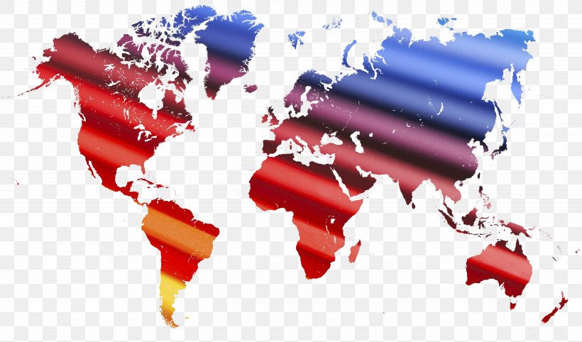 World Map Illustration, PNG, 5453x3210px, World, Map, Mapa Polityczna, Pixabay, Red Download Free