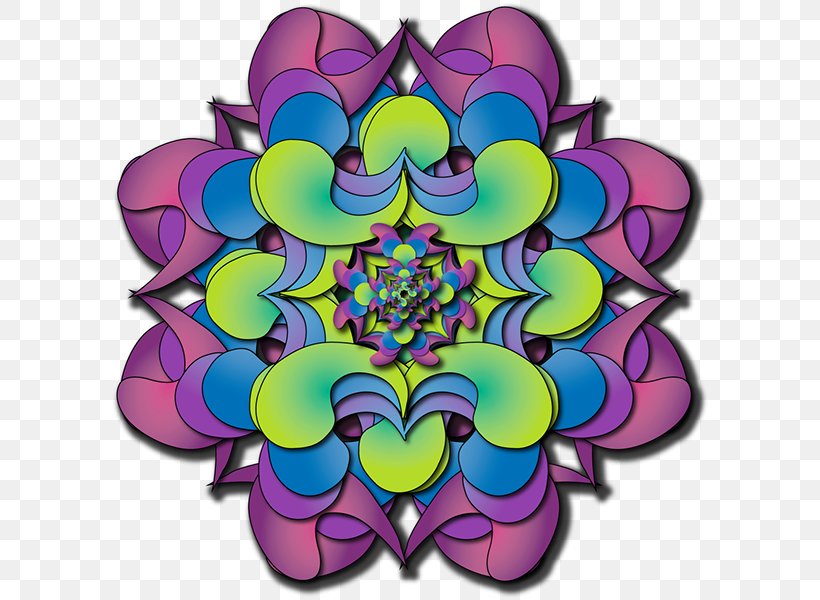 Art Symmetry Kaleidoscope Font, PNG, 600x600px, Art, Flower, Kaleidoscope, Petal, Purple Download Free
