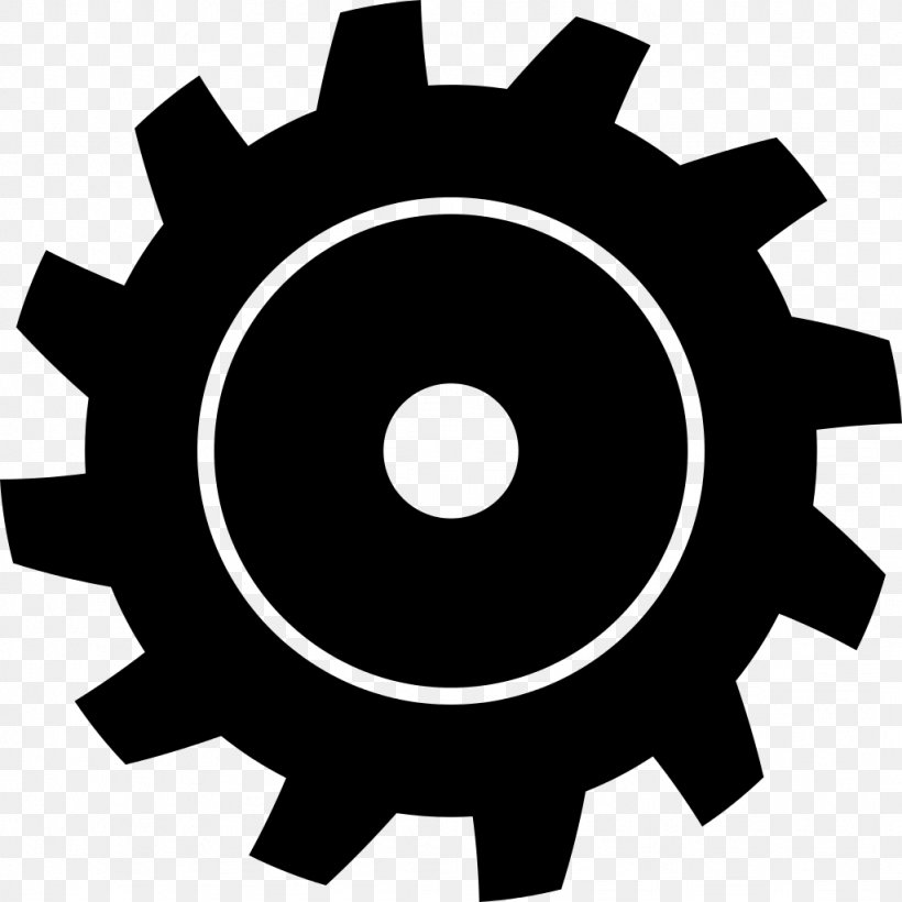 Gear Png 1024x1024px Gear Black And White Display Resolution