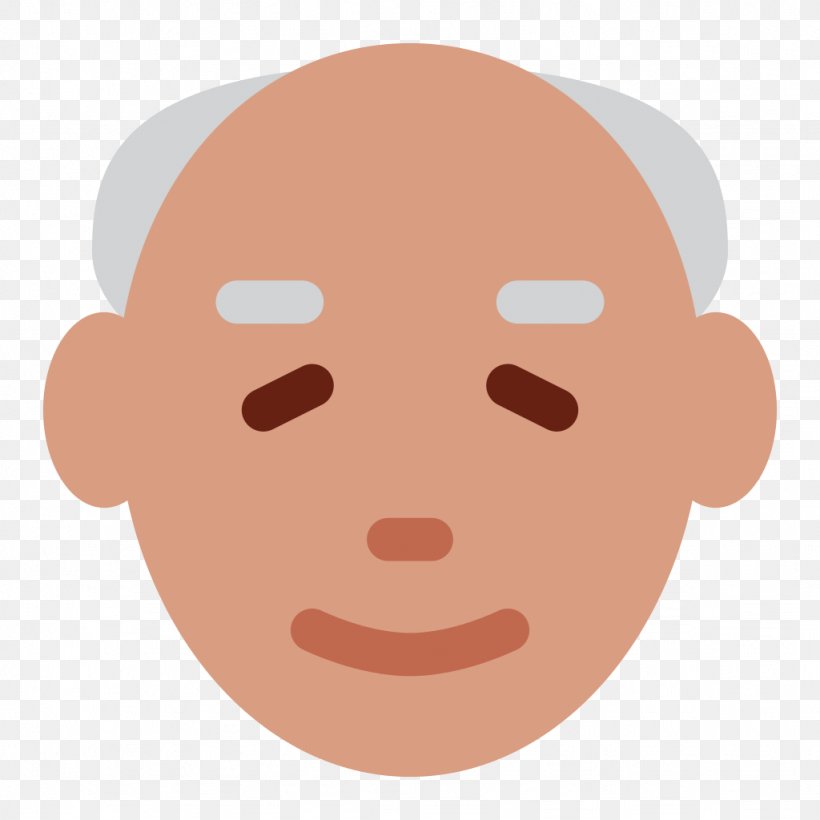 Emoji Shrug Old Age Grandparent New York Yankees, PNG, 1024x1024px, Emoji, Cartoon, Cheek, Child, Chin Download Free
