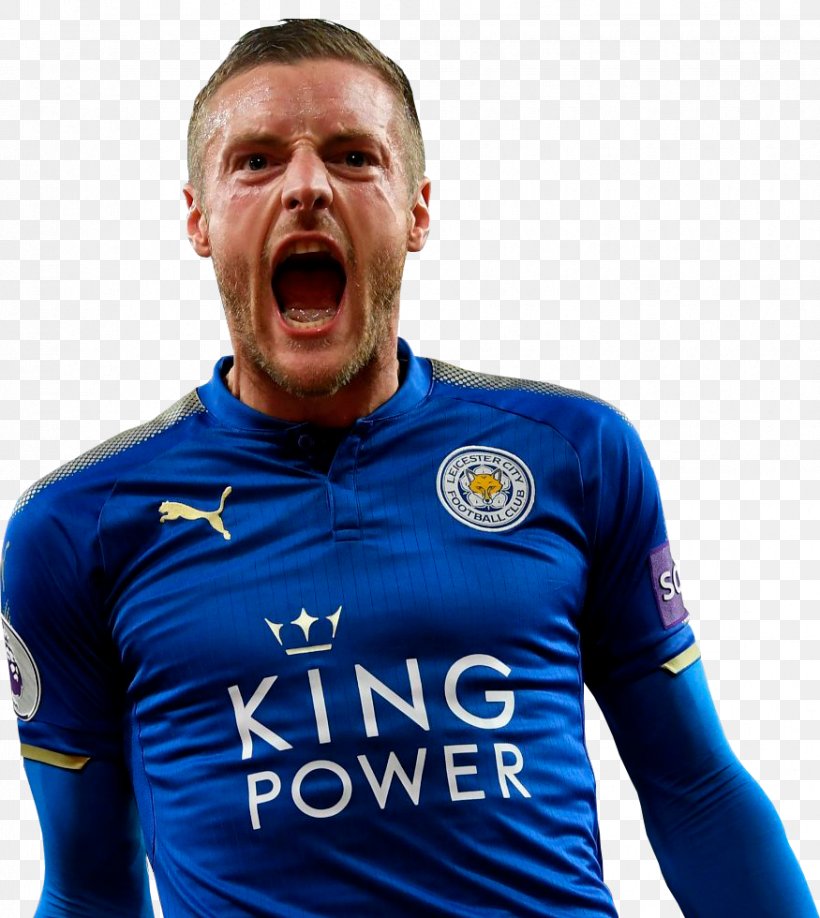 Jamie Vardy Leicester City F.C. FIFA 18 Football, PNG, 875x980px, Jamie Vardy, Blue, Facial Hair, Fifa 18, Football Download Free