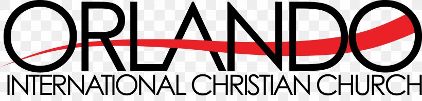 Orlando International Christian Church Logo, PNG, 4049x977px, Christian Church, Area, Black And White, Brand, Christianity Download Free